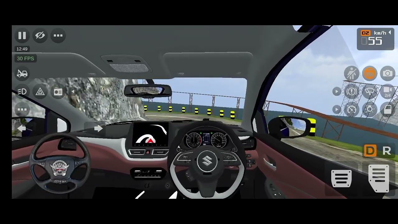 Bus simulator Indonesia Maruti Suzuki Baleno modified 2022 model drive review