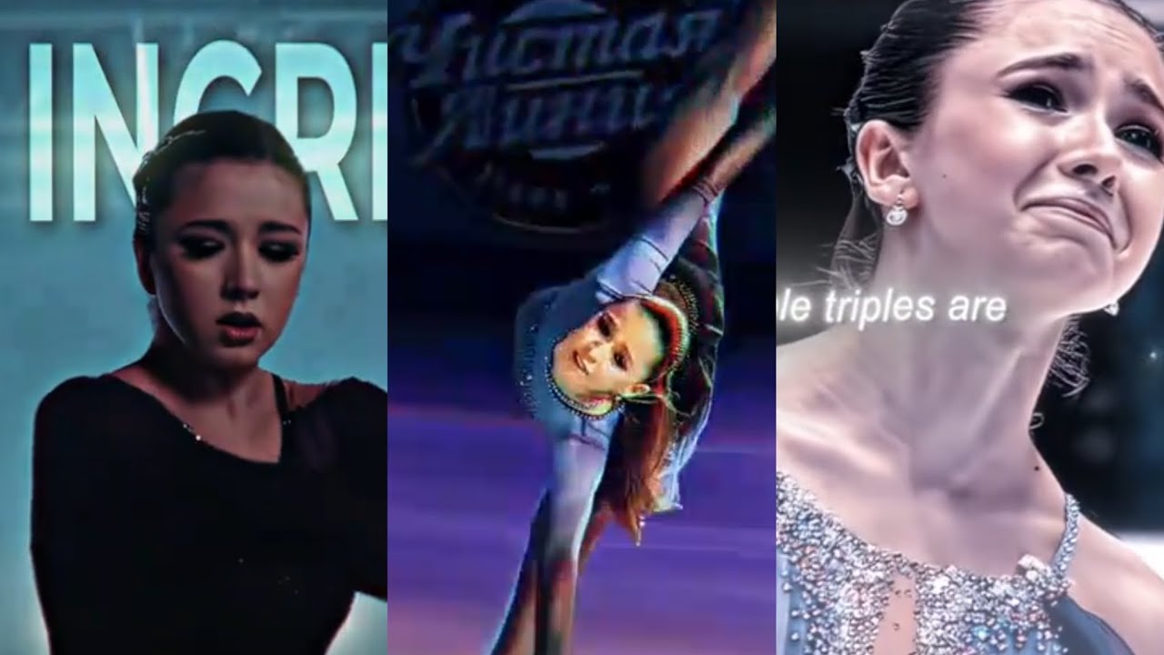 Figure skater Kamila Valieva edit compilation pt.1