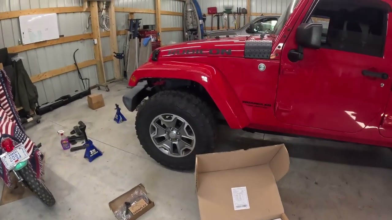 Jeep Wrangler JK 2014 calipers and brake lines DIY