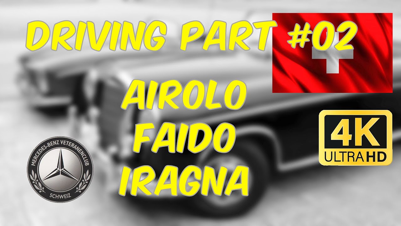 Driving Part  #02 Airolo – Faido – Iragna in 4K UHD youtube.com/@besterstern666
