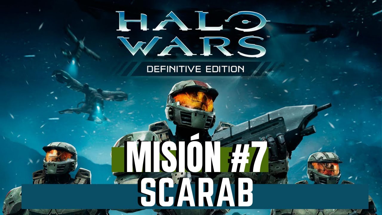 Кампания Halo Wars | Миссия №7 - Скарабей (латиноамериканский испанский) *Без комментариев*