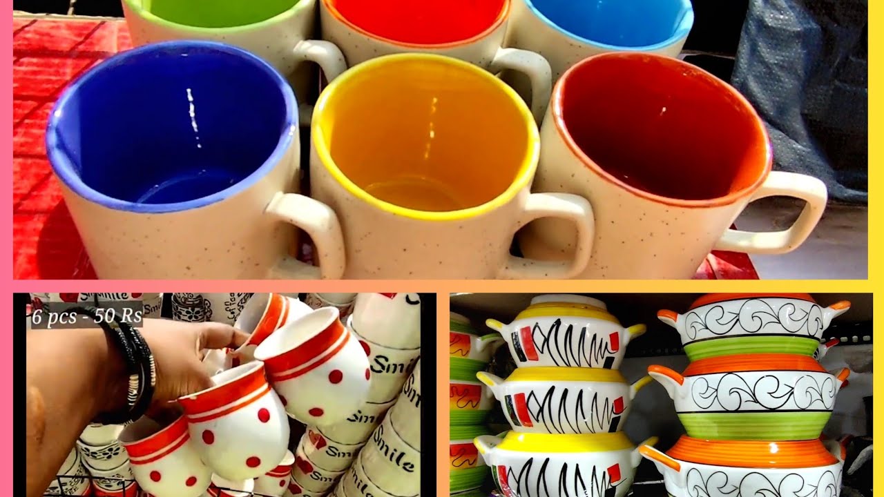Ceramic, Glassware, Melamine Dinner Sets and Kitchen Items @ Mak Impex, Shivaji Nagar, Bengaluru