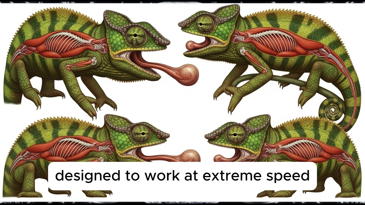 How a Chameleon’s Tongue Breaks the Laws of Physics | Slow Motion Science Explained