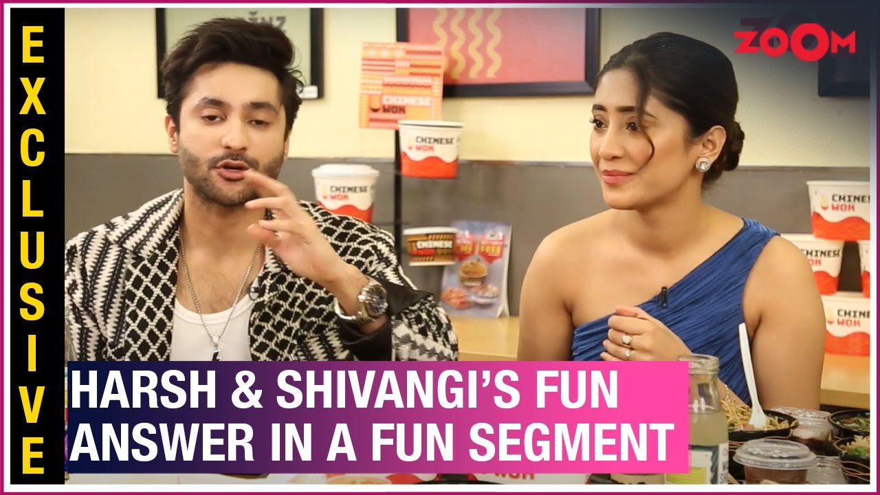 Shivangi Joshi and Harsh Beniwal gives HILARIOUS answers in a rapid-fire game | Quickie | Exclusive