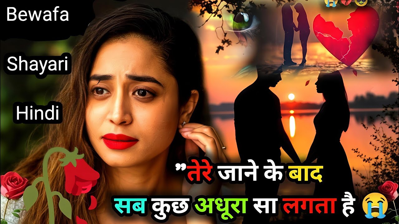 💔 Dil Toot Gaya – Broken Breakup Shayari | Very Sad Love Poetry