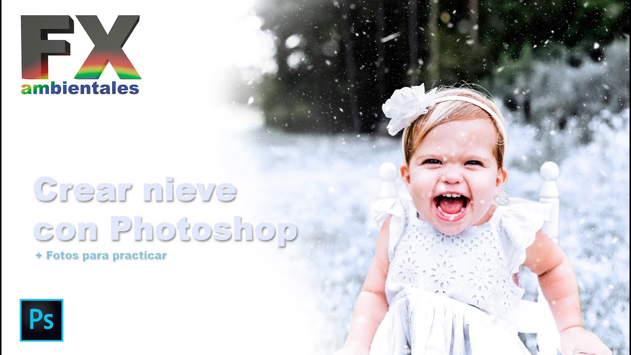 Crear nieve con Photoshop, tutorial de efectos especiales ambientales