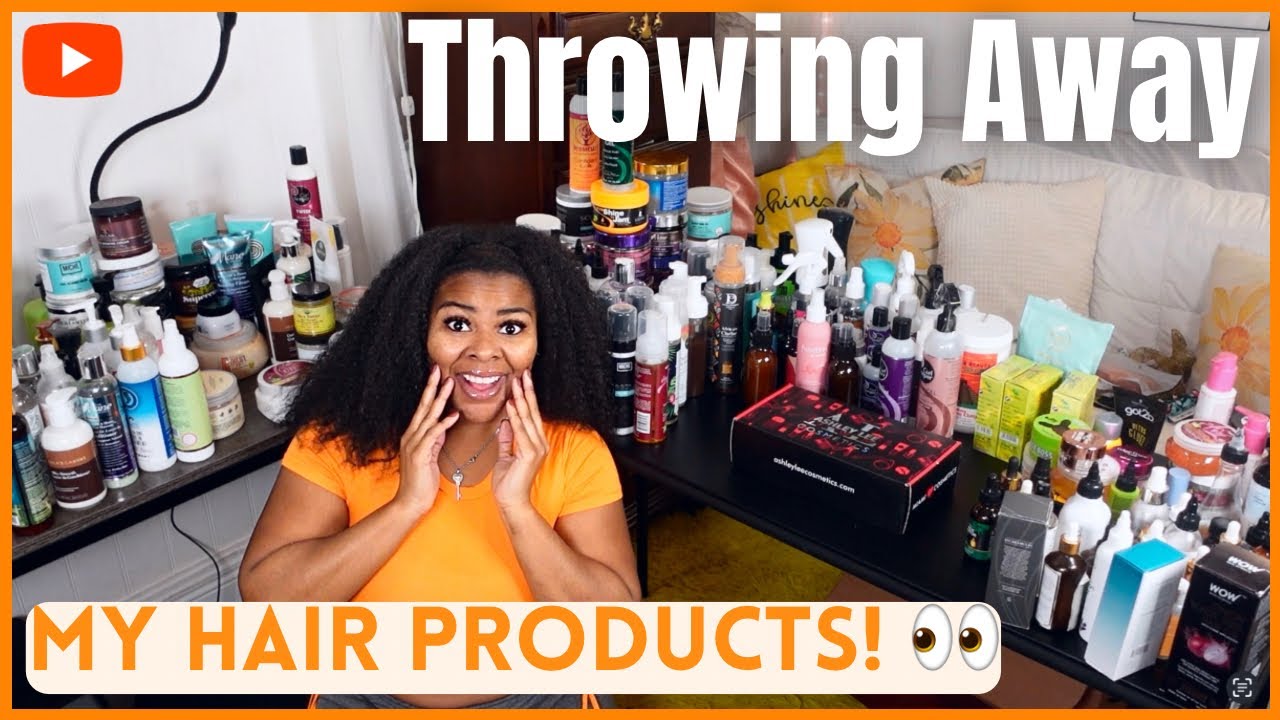 I Threw Away My Hair Products AND Reorganized My ENTIRE Hair Stash!