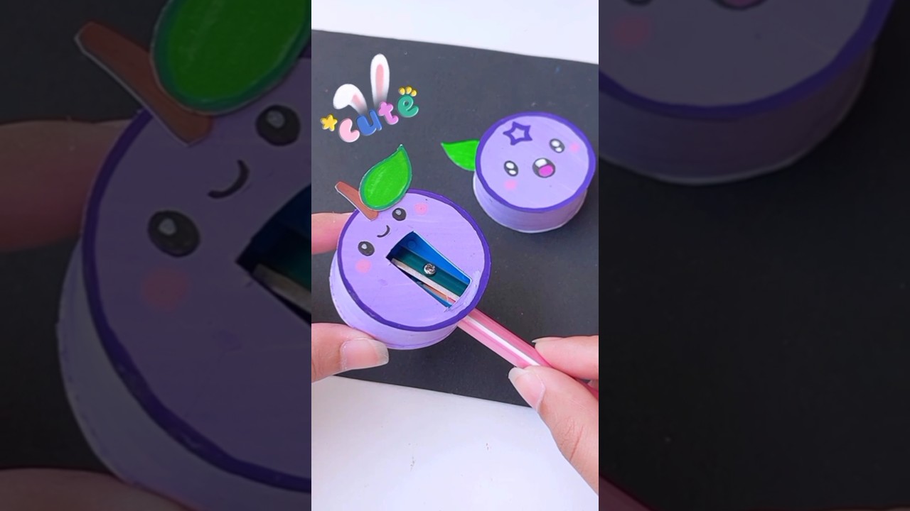 🫐DIY berry pencil sharpener🫐 