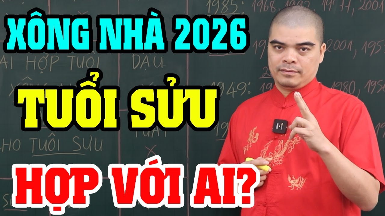 Tuổi SỬU 2026 Nên Nhờ Ai Xông Nhà Để CẢ NĂM PHÁT TÀI? ĐỪNG MỜI 3 Tuổi Này Kẻo VẬN ĐEN BÁM THEO!