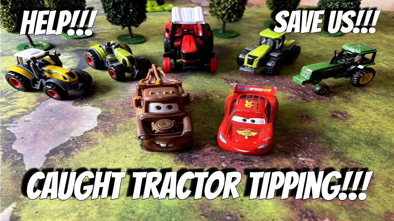 MATE takes LIGHT tractor tipping and they get caught! RUUUUN!!!!