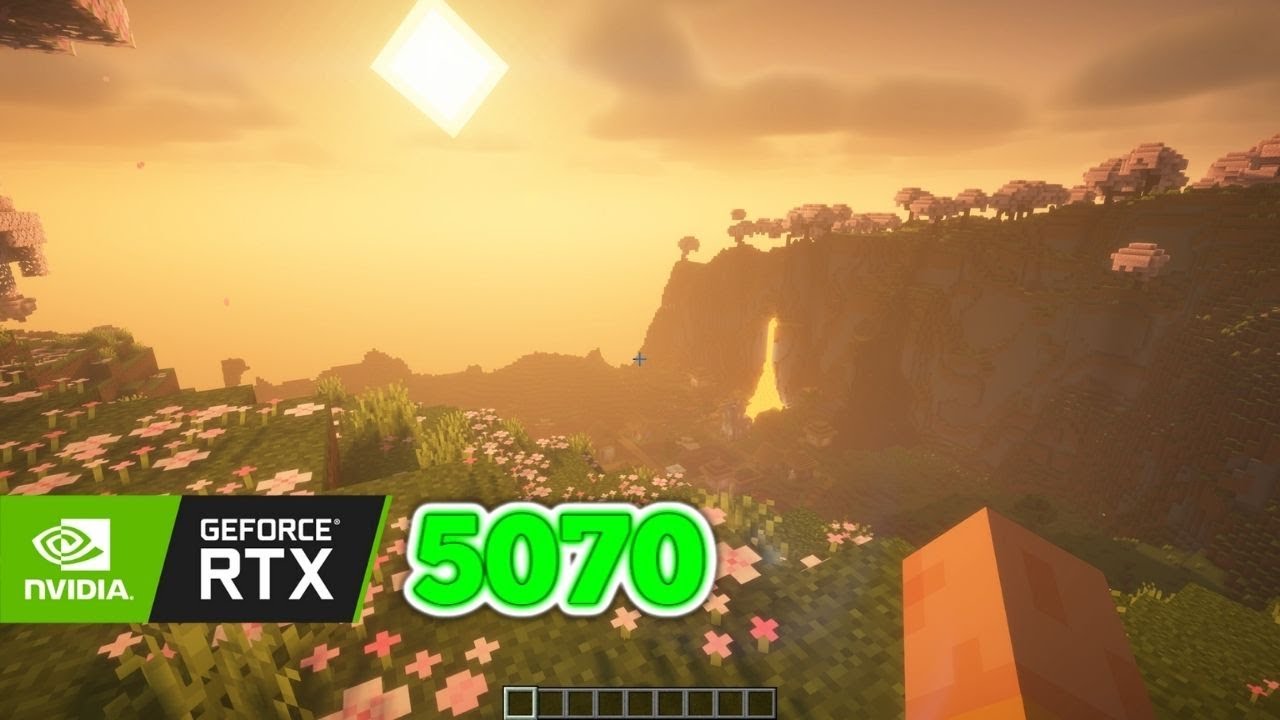 Minecraft 1.21 | Ryzen 5 7500F | RTX 5070 | Benchmark ( 9 Shaders )