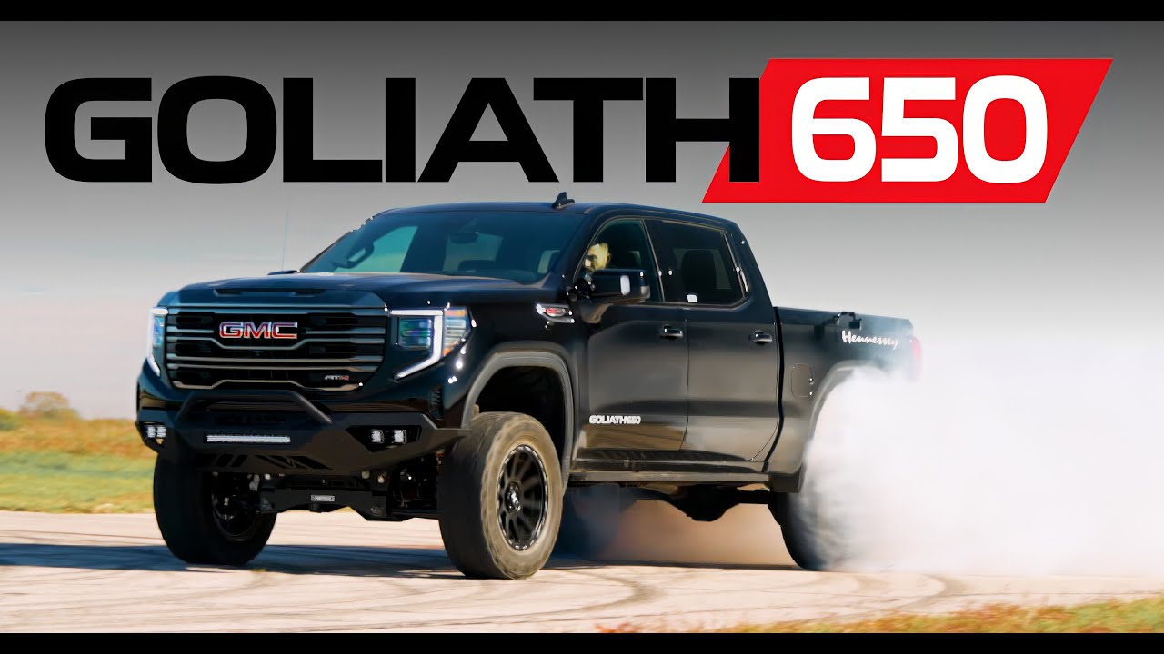Supercharged GMC Sierra AT4 // Goliath 650 Upgrade by Hennessey