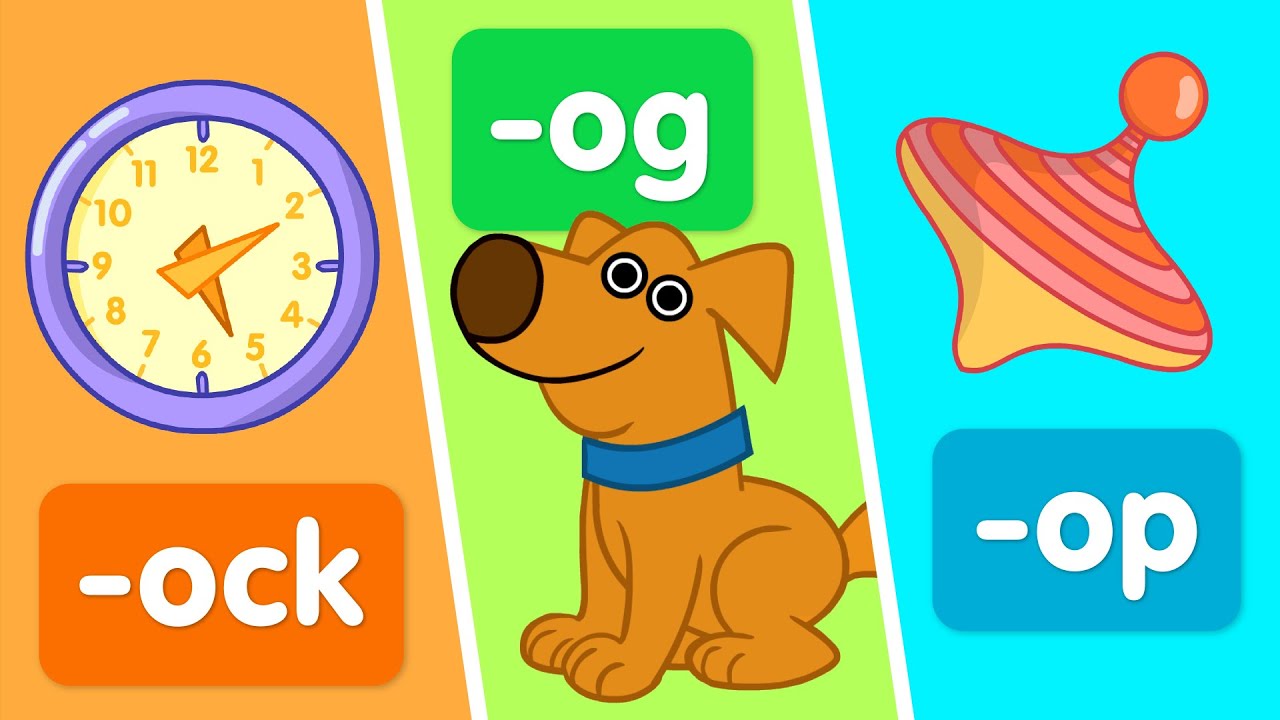 Turn & Learn | Short “o” sound word families