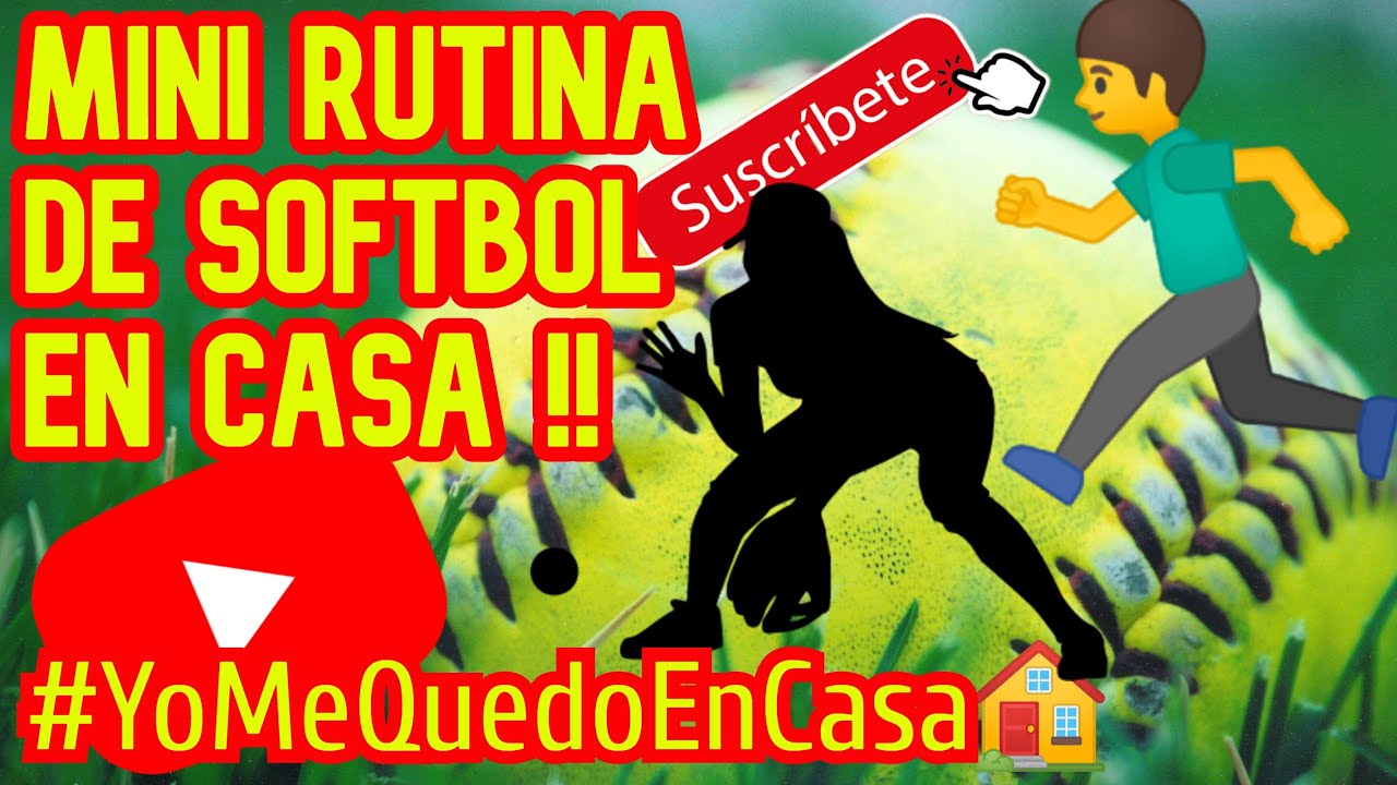 MINI rutina de SOFTBOL en CASA !! 1 🥎☝️