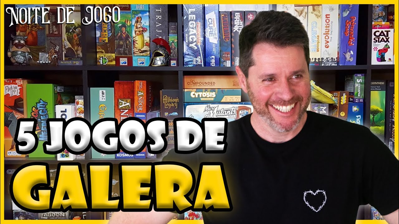 OS MELHORES JOGOS DE GALERA OS PARTY GAMES | NOITE DE JOGO