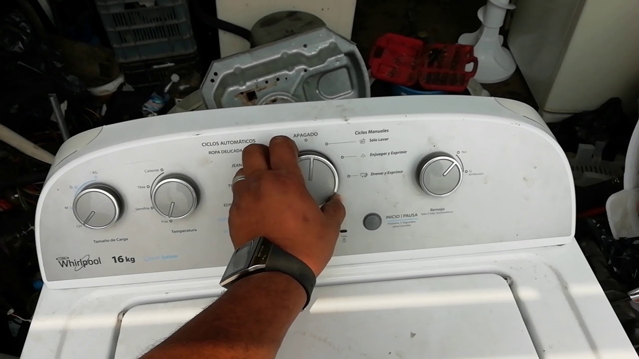 Reinicio de lavadora whirlpool