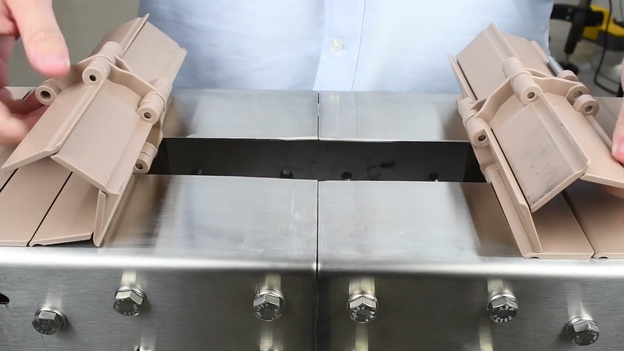 GLOBALTEK® Disassembly & Reassembly of Inline Conveyor Belt
