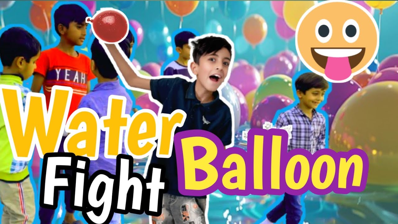 Roze Mein Water Balloon Fight 💦 Doston Ke Sath Full Masti | Funny Vlog