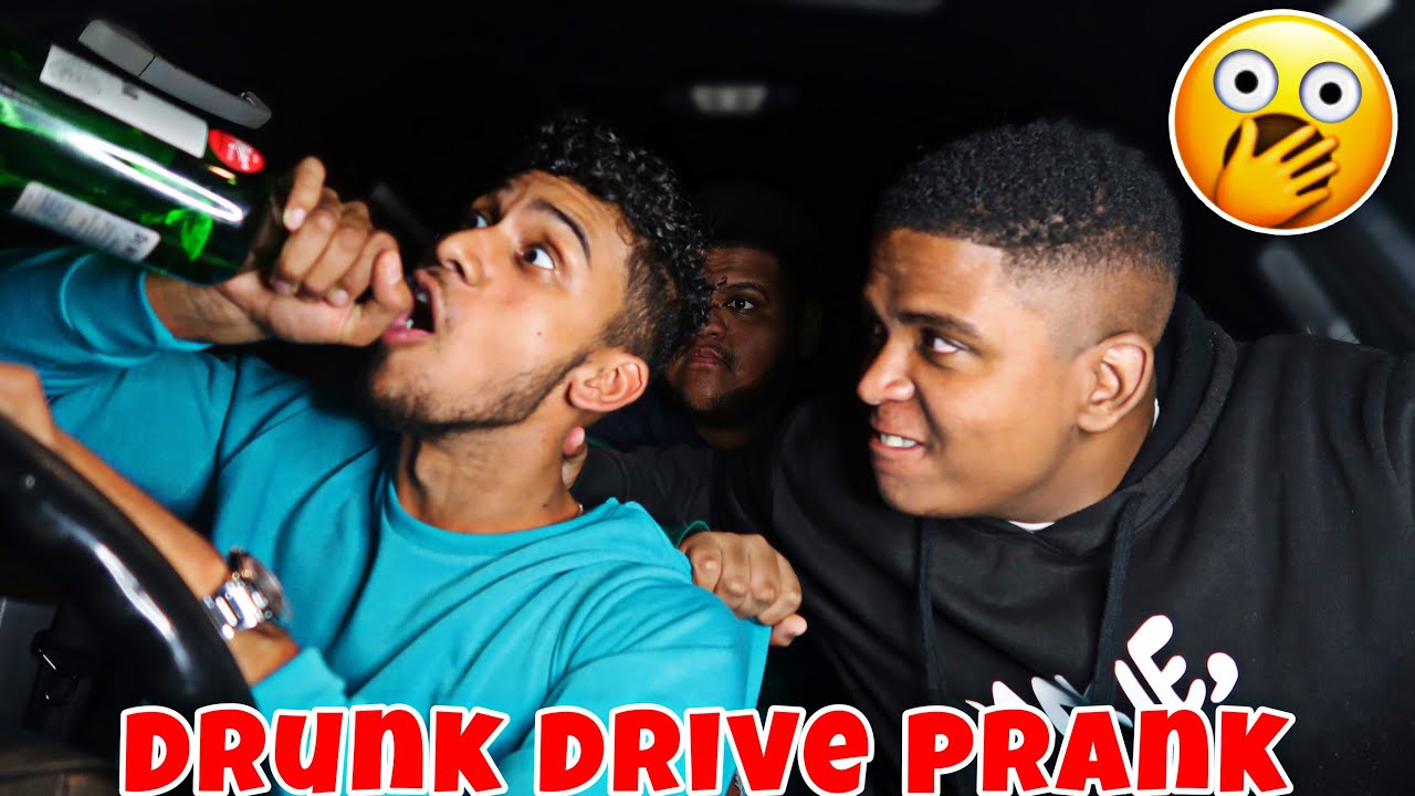 DRINKING & DRIVING PRANK (nearly crashed...😱)
