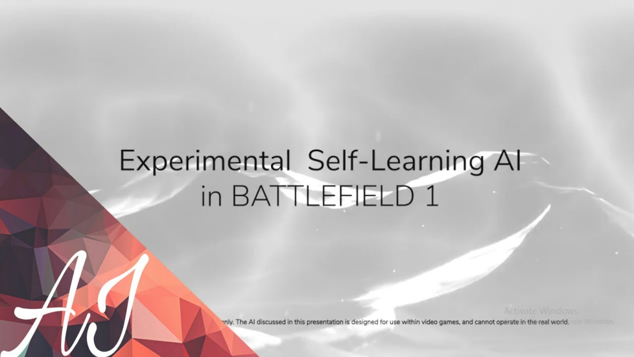 Experimental Self-Learning AI in Battlefield 1