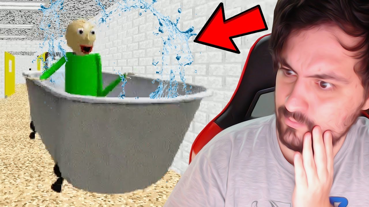NOVO FINAL DEFINITIVO!! O BALDI ESTÁ SE BANHANDO! - Baldi's Basics In Education