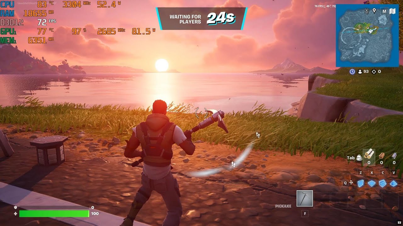 🔥 Fortnite Gameplay on Lenovo LOQ 15 | i7 13650HX + RTX 4060 | Test! | 83DV00LXIN🎮