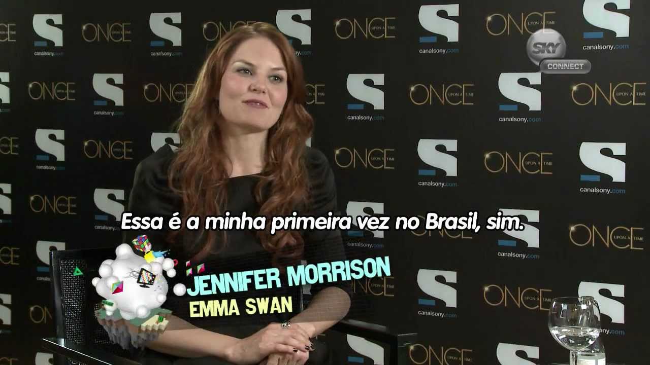 #oqrolou na visita de Jennifer Morrison ao Brasil