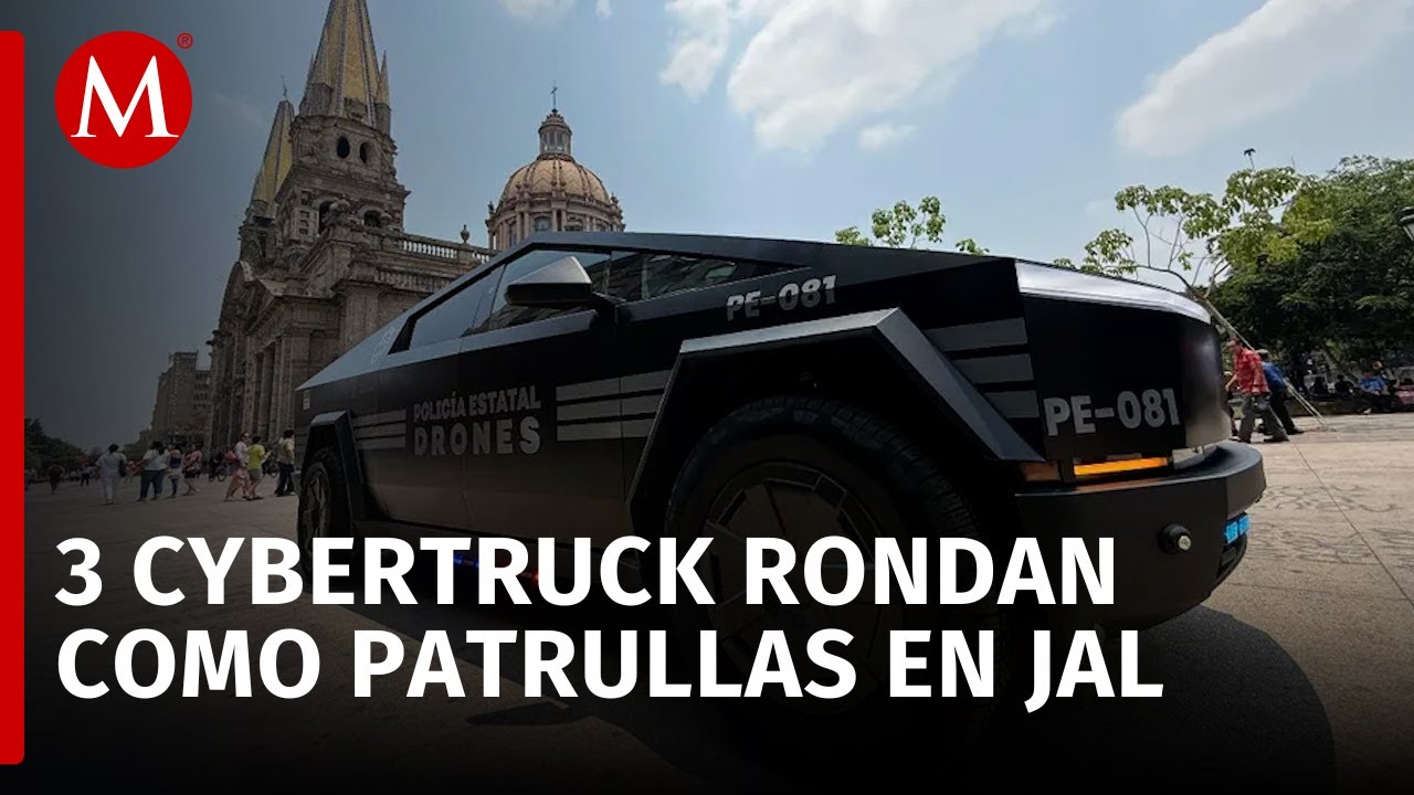 Jalisco adquiere 678 nuevas patrullas, entre ellas 3 Cybertruck para tareas de inteligencia