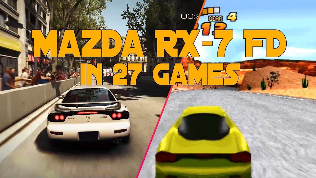 MAZDA RX-7 (FD) in 27 Racing Games