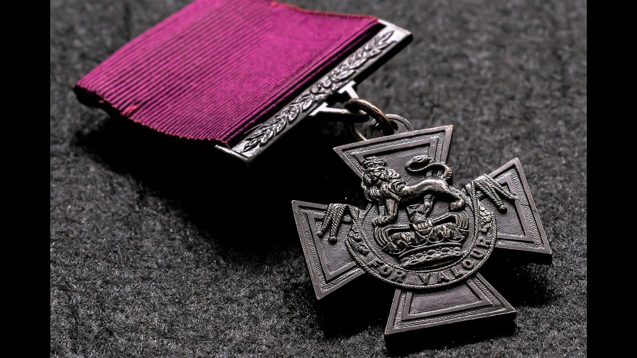Rare footage of a live auction of a Victoria Cross
