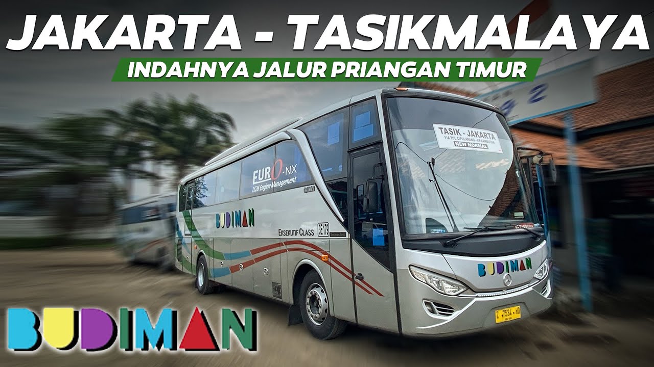 JAKARTA - TASIKMALAYA Naik Bus Budiman Menyusuri Indahnya Jalur Priangan Timur | Trip Report Budiman