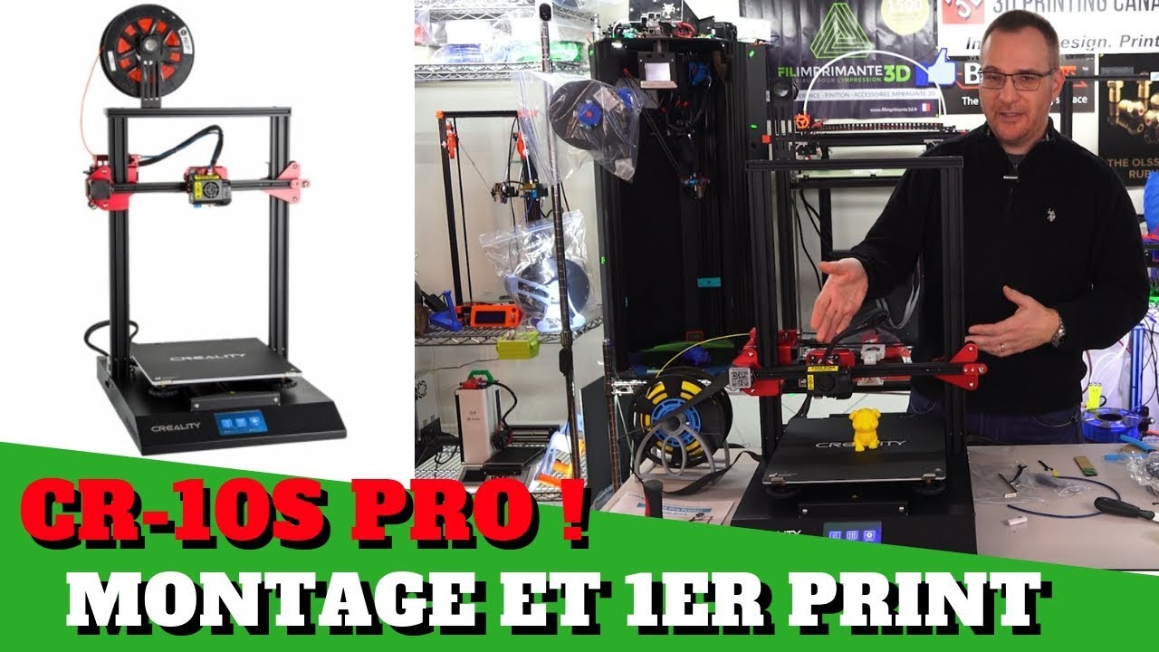 CR-10s Pro : Unbox et premier print !