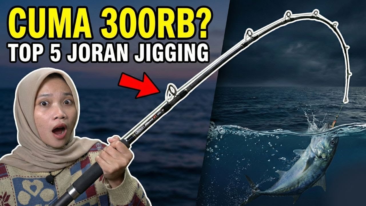 Cuma 300 Ribu? 5 Joran Jigging Murah Berkualitas (Full Fuji & Max Drag 30KG)