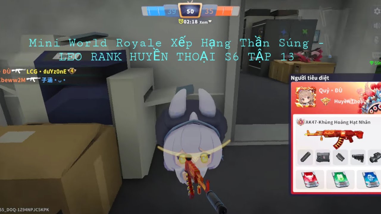 Mini World Royale Xếp Hạng Thần Súng - LEO RANK HUYỀN THOẠI S6 TẬP 13