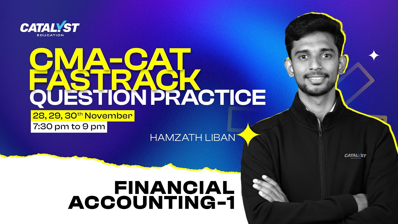 CMA Foundation – Fundamentals of Accounting | CMA, CAT - MCQ | Question Practice & Solutions