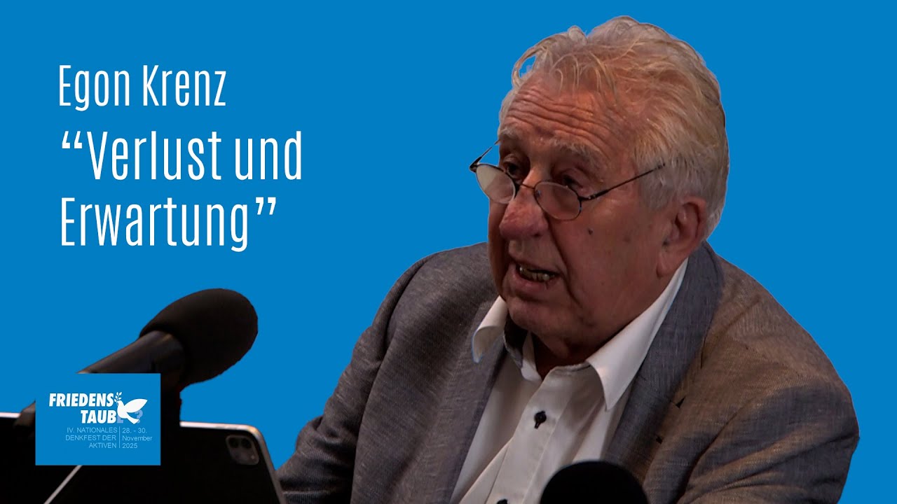 IV. Nationales Denkfest - Egon Krenz 