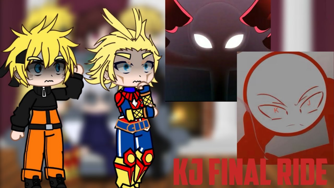 fandom react to kj final ride #gachatiktok #gachaclub #jjksukuna