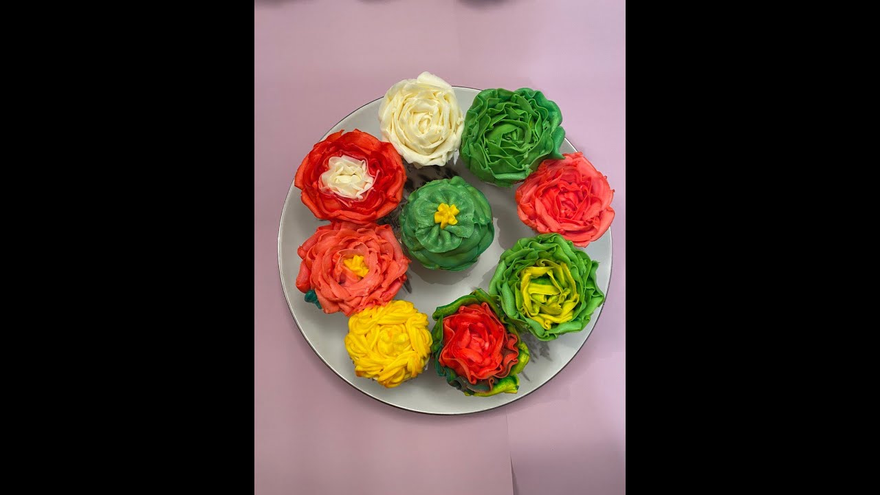 Капкейки. Казакша рецепт. Капкейки с заварным кремом.