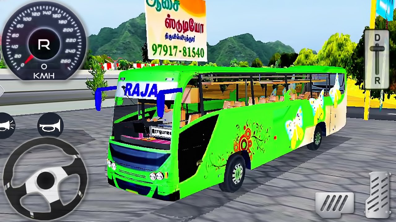 Indian Coach Bus Driving - City Bus Driver Simulator - Android GamePlay