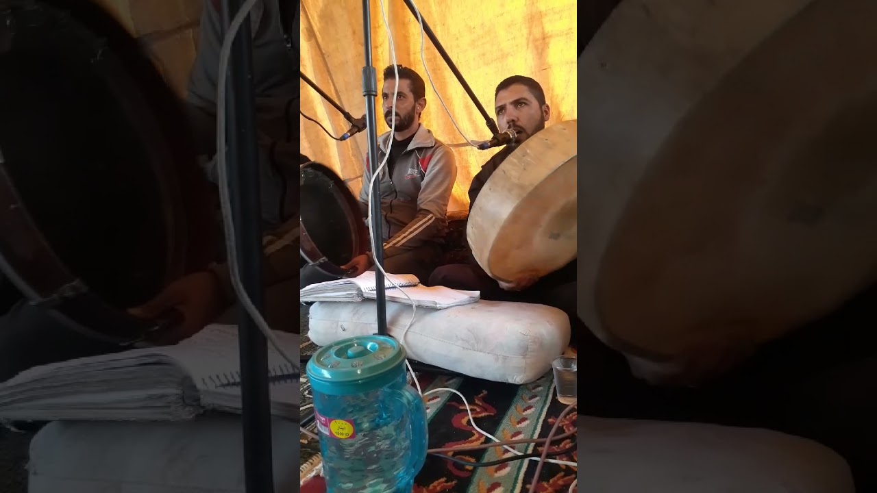 علي المداح مع المداح مزهر نامس مناوبه جميله عتابات حزين 2021