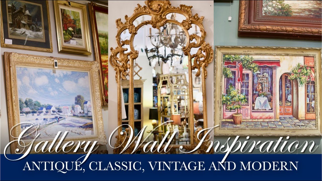 Antique, Classic, Vintage & Modern Art & Mirrors | Interior Design Gallery Wall Inspo Shopping Tour