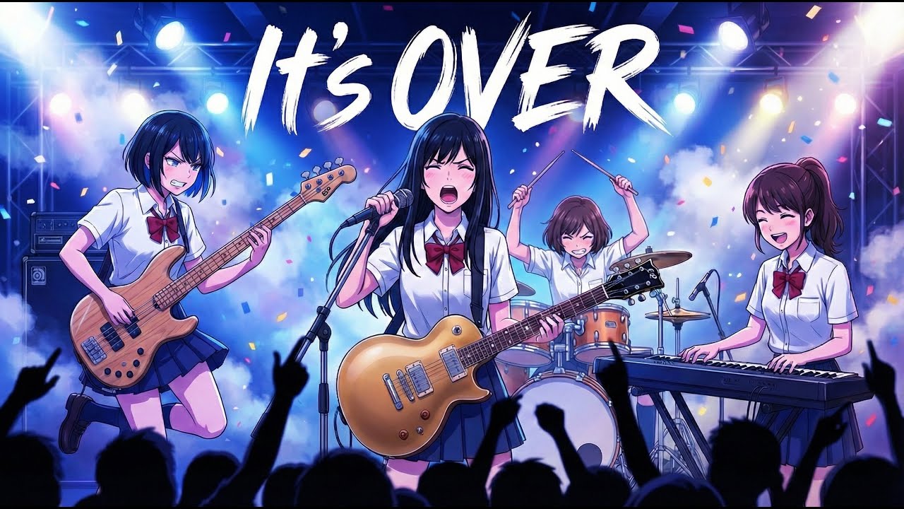 もしもJKバンドがlocofrankの『It's OVER』をカバーしたら…【Cover by 永愛高校軽音部】