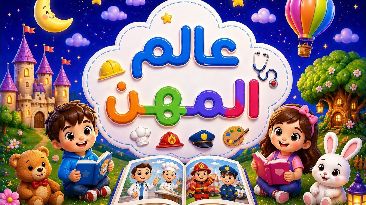 عالم المهن 👩‍⚕️👨‍🏫 | ماذا تريد أن تصبح عندما تكبر؟ فيديو تعليمي ممتع للأطفال