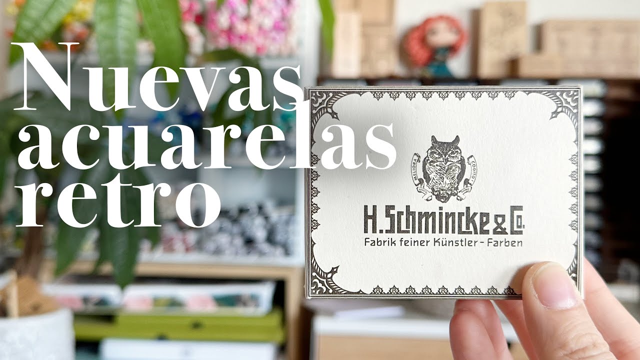 Schmincke Retro + Haul junio de Craftelier. Laura Inguz