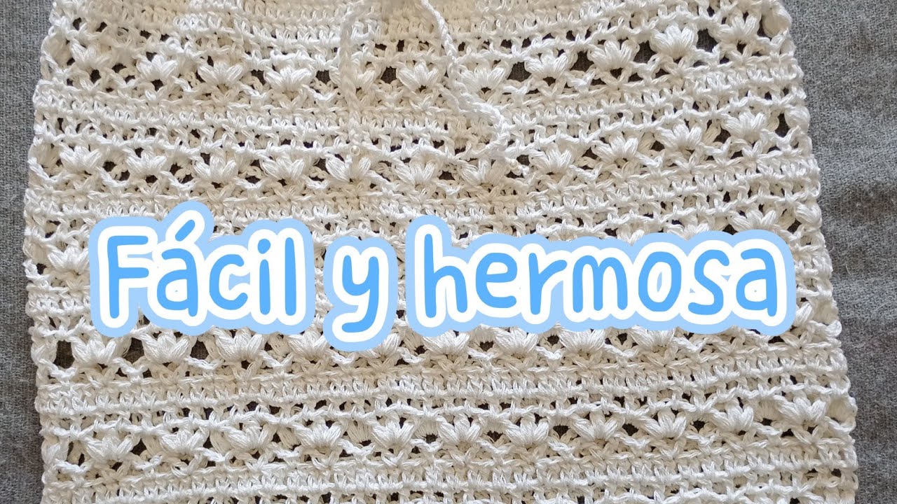 Falda a crochet súper fácil y hermosa 🌸 ¡Ideal para verano! | Tutorial completo