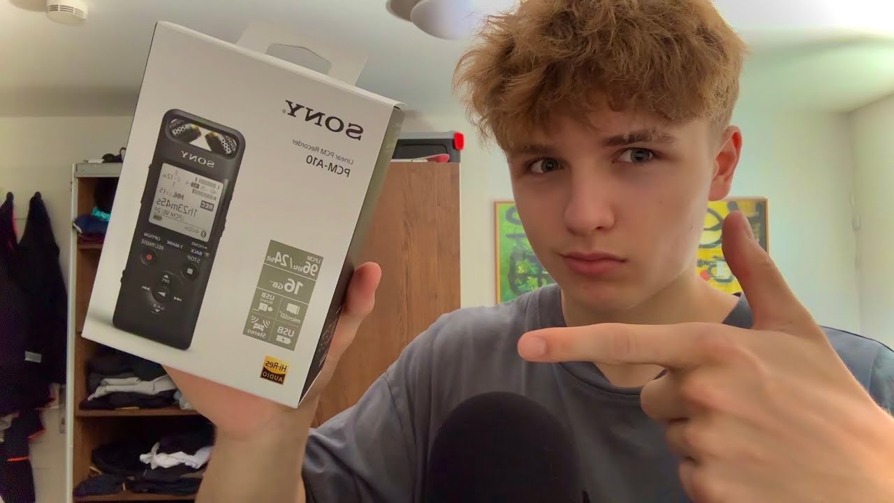 ASMR UNBOXING NEW SONY MIC