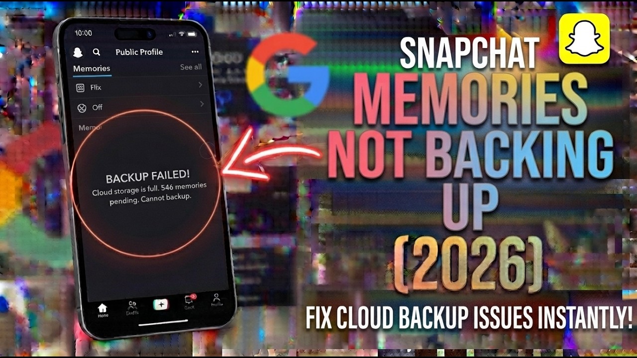 Snapchat Memories Not Backing Up