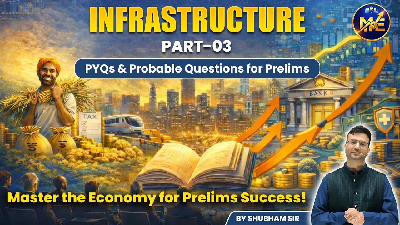 Infrastructure Part-03 | PYQs + Smart Questions” | By Shubham Sir