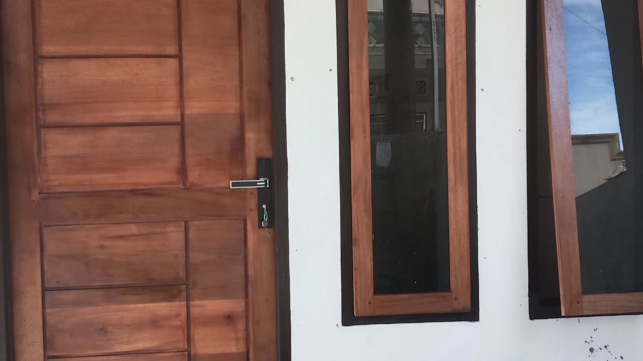 Bikin Pintu Rumah Dari Kayu Bengkok Jadi Lurus dan Mewah