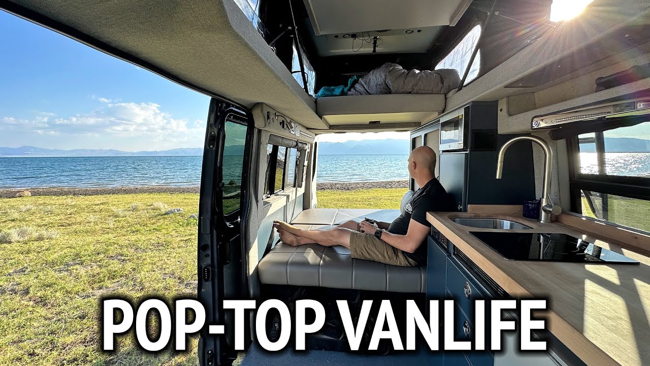 72 Hours in a Pop-Up Sprinter Camper Conversion by Field Van